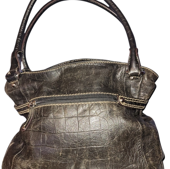 Vintage Women Leather Black Purse By Tignanello/Women Designer Purses/ Women Lea - Picture 4 of 8